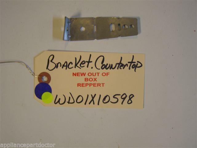 GE DISHWASHER WD01X10598 Bracket Countertop NEW W/O BOX GE DISHWASHER WD01X10598 Bracket Countertop NEW W/O BOX